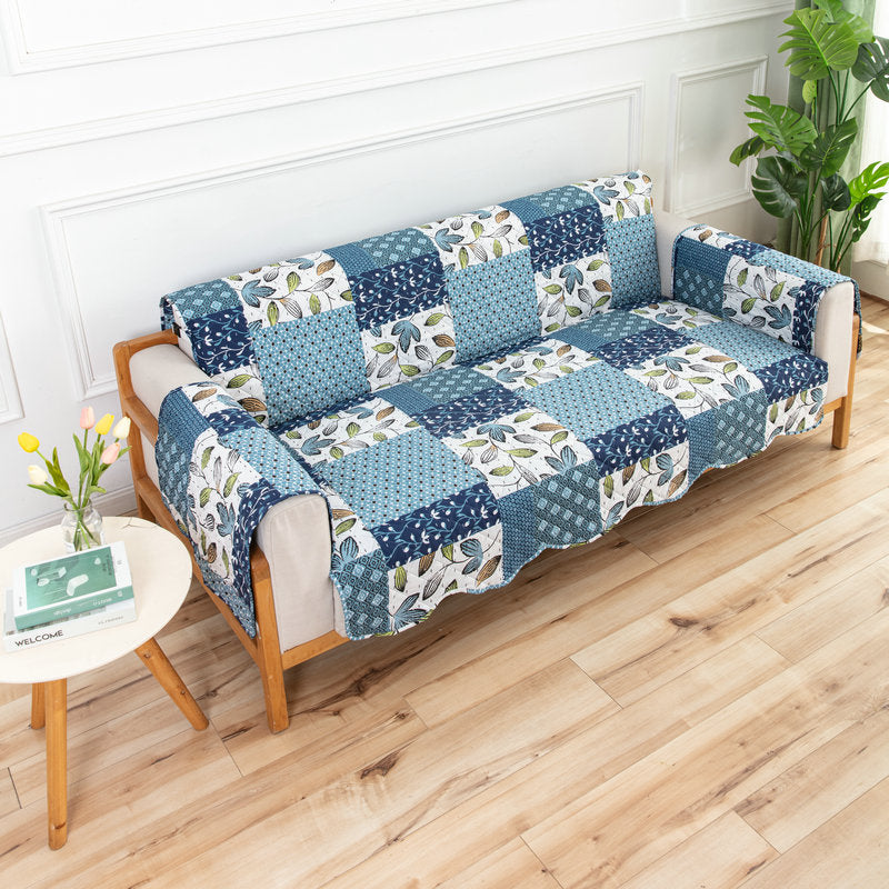 Floral Pattern Sofa Cover Couch Slipcover