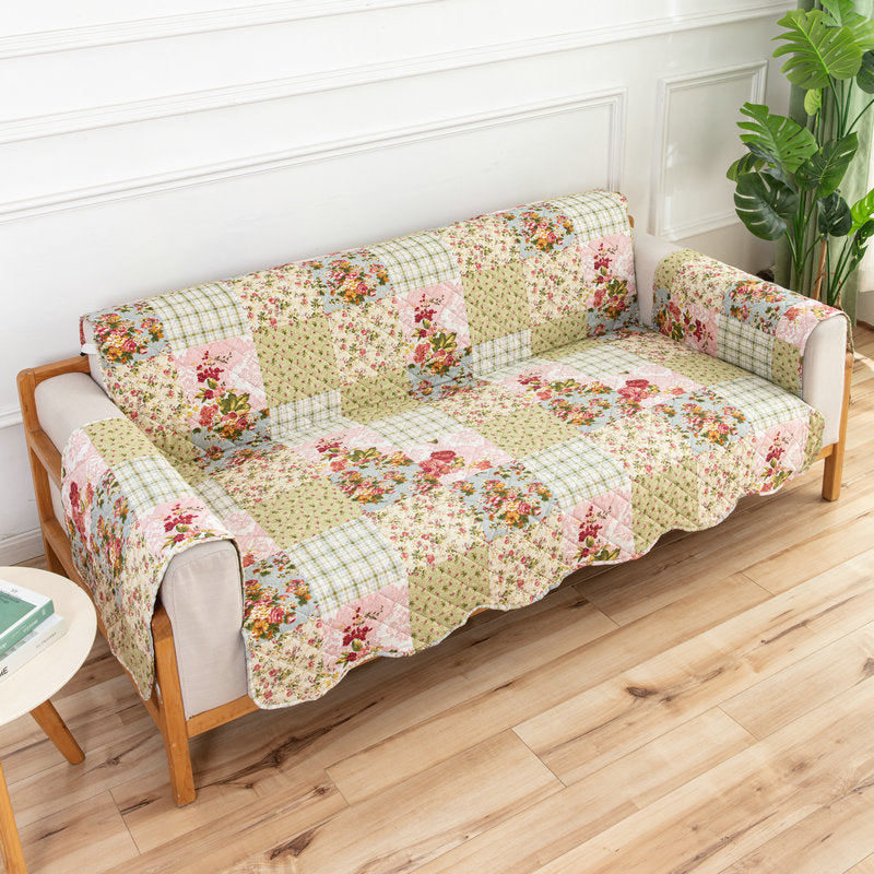 Floral Pattern Sofa Cover Couch Slipcover