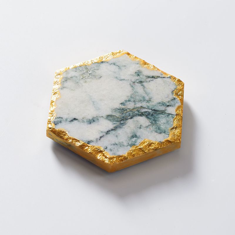 Marble Coasters Geometric Phnom Penh Heat Insulation Pads Trendy Decorative Mats