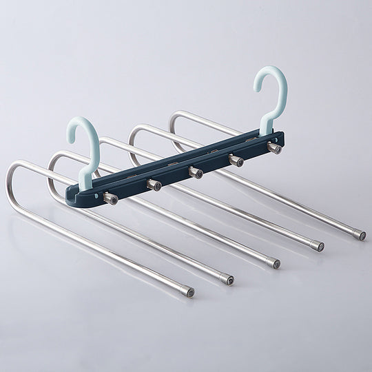 Adjustable Non-slip Pants Rack Wardrobe Trousers Organizer