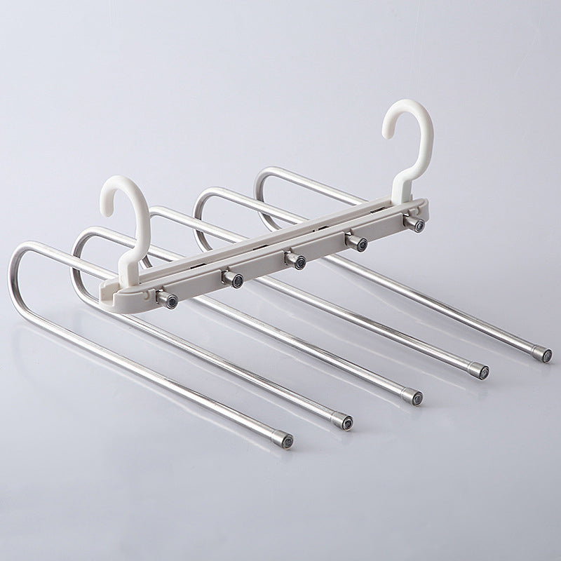 Adjustable Non-slip Pants Rack Wardrobe Trousers Organizer