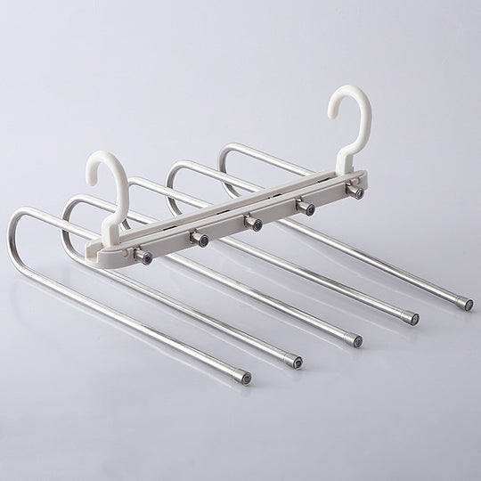 Adjustable Non-slip Pants Rack Wardrobe Trousers Organizer