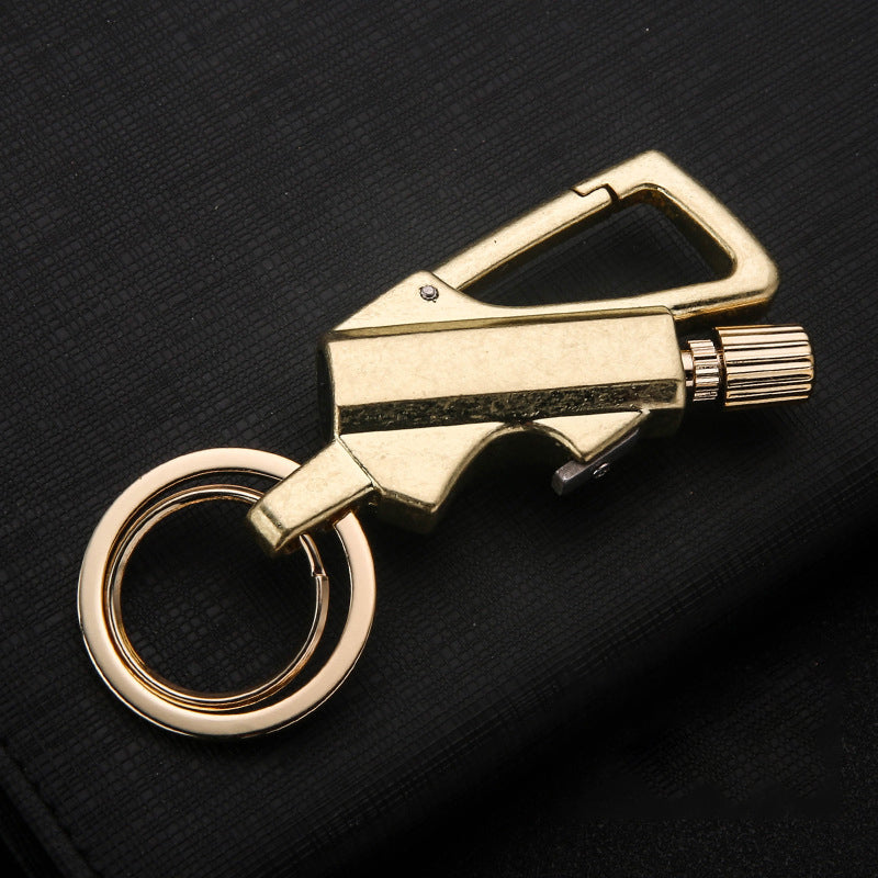 Portable Keychain Bottle Opener Metal Lighter