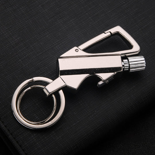 Portable Keychain Bottle Opener Metal Lighter