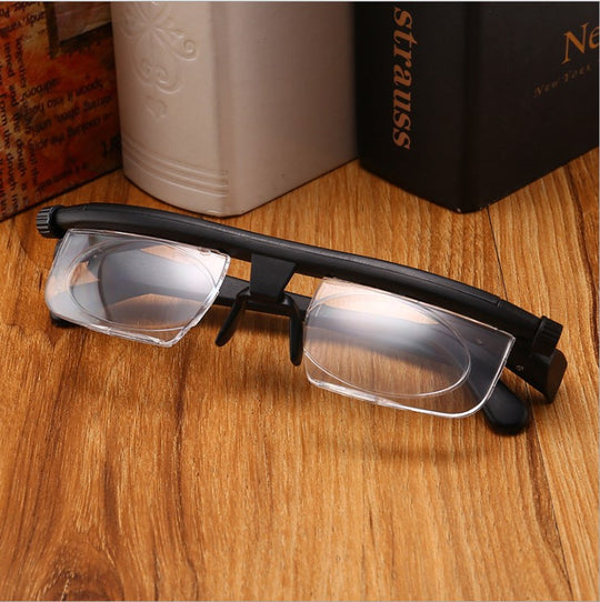 Adjustable Lens Focus Reading Myopia Glasses