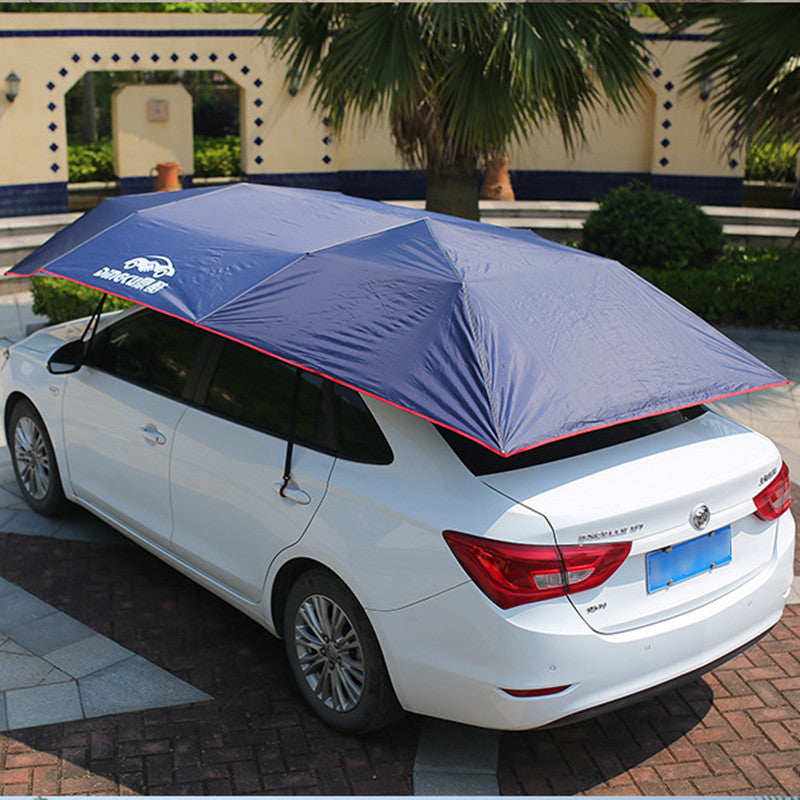 Fully Automatic Summer Car Cover Shade Foldable Protection Umbrella