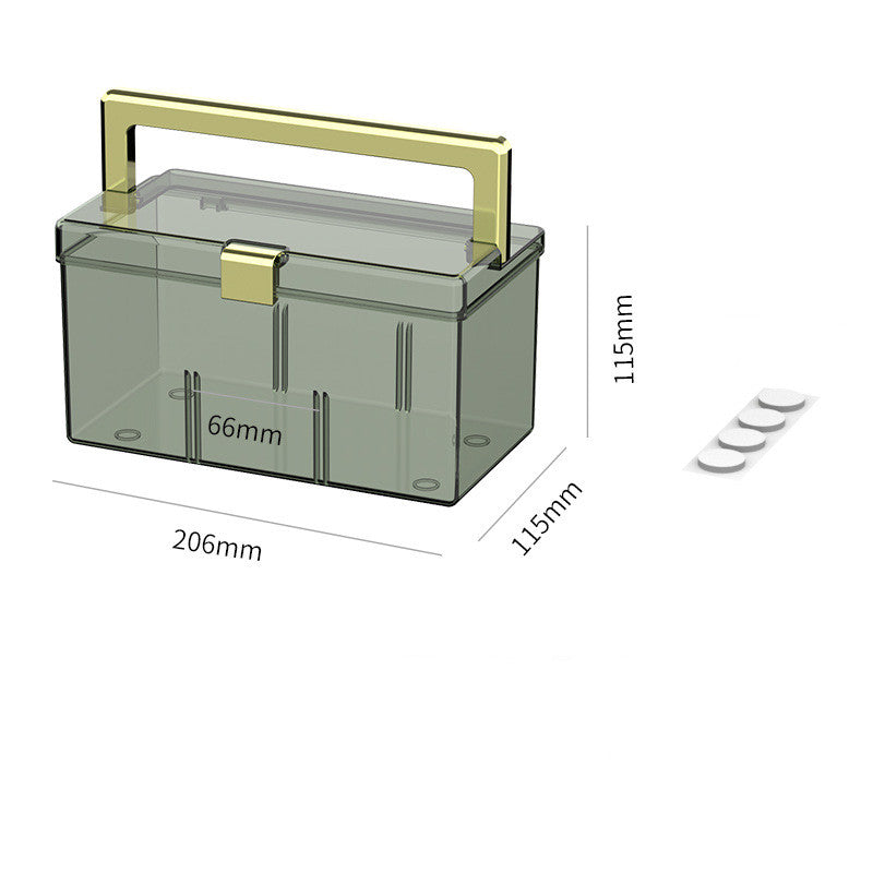 30Pcs Medicine Box Home Pack Storage Box Transparent  First Aid Kit