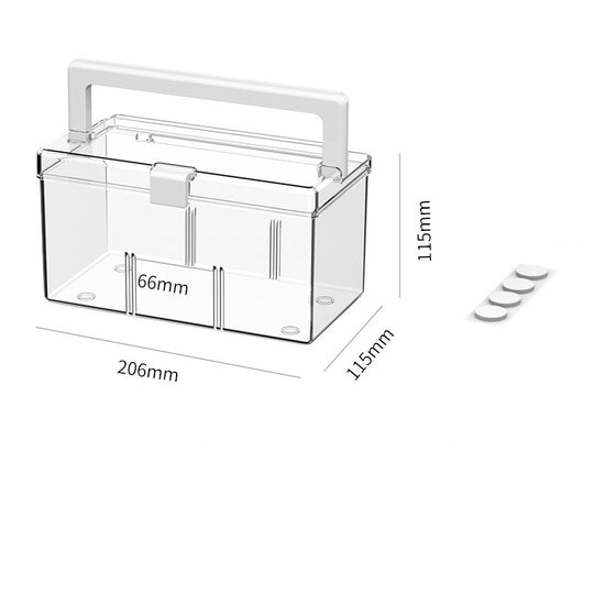 30Pcs Medicine Box Home Pack Storage Box Transparent  First Aid Kit