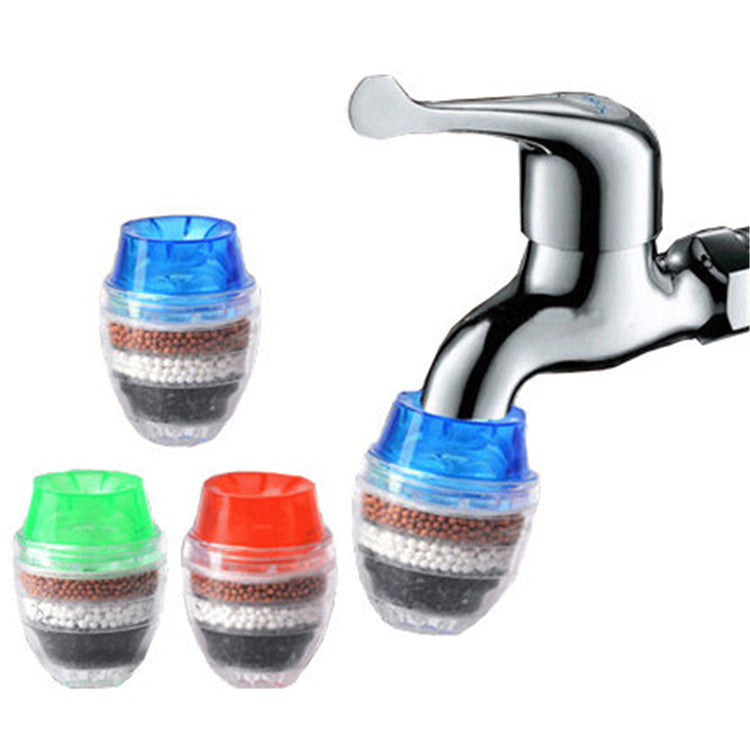 Water Filter 5 Layers Activated Carbon Water Purifier Kitchen Tap Filter