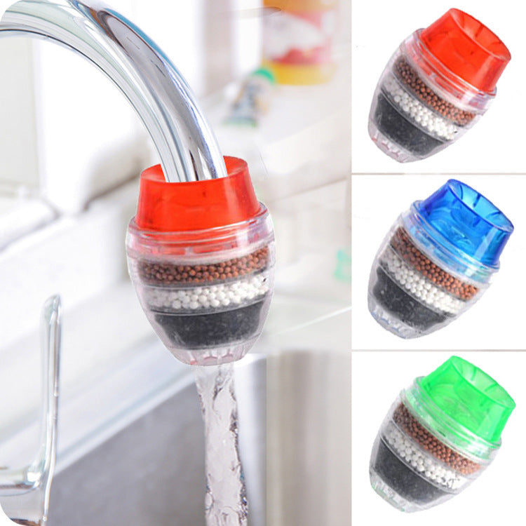 Water Filter 5 Layers Activated Carbon Water Purifier Kitchen Tap Filter