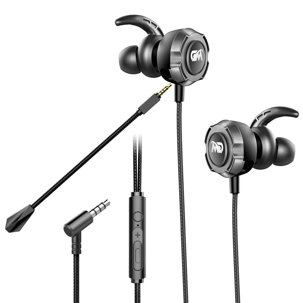 3.5 mm Stereo Wired Gaming Earphone Earbuds With Microphone